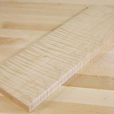 image of curly maple lumber